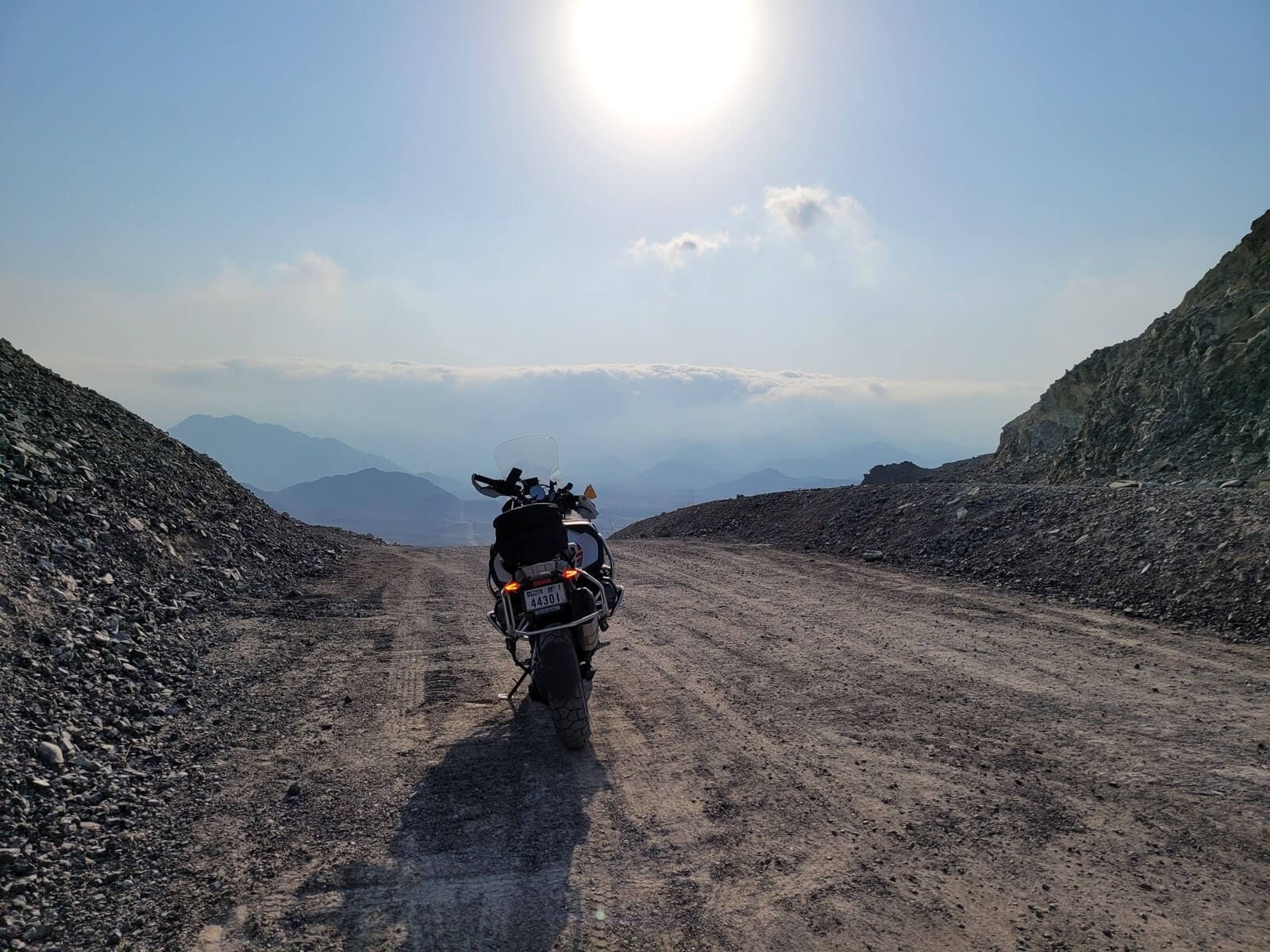 Crossing The Border From UAE To Oman On A Rented Motorcycle